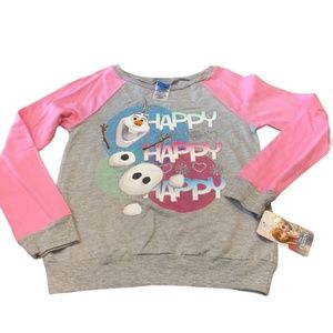 Frozen Olaf Long Sleeve Shirt NWT